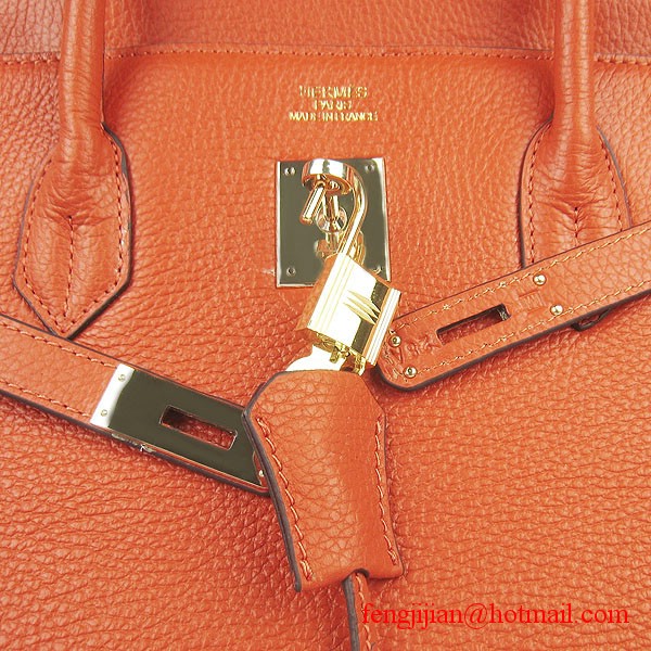 Hermes Birkin 40cm Togo Bag Orange 6099